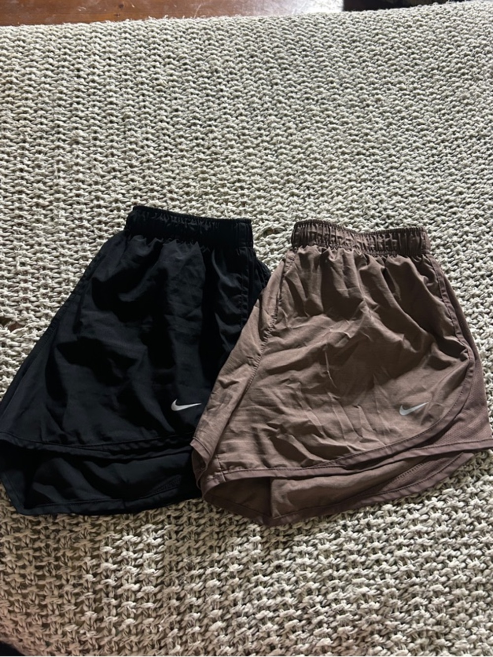 Nike Athletic Shorts Pair - Black & Brown
